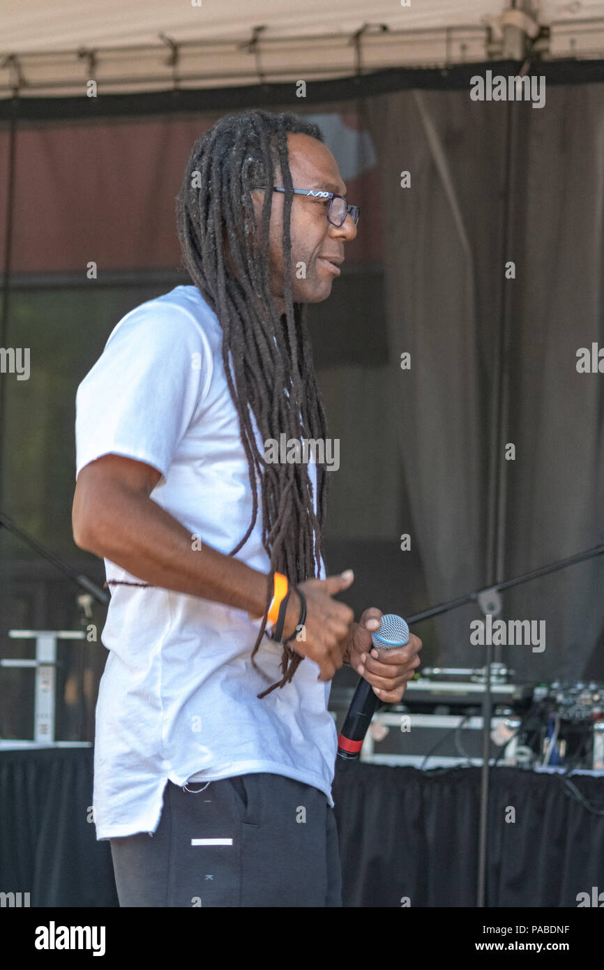 BUSY BEE HOSTING EPMD CONCERTO PRESSO NJ PAC Luglio 19,2018 Foto Stock