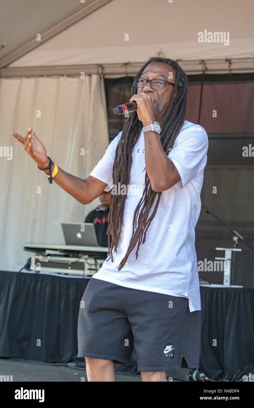 BUSY BEE HOSTING EPMD CONCERTO PRESSO NJ PAC Luglio 19,2018 Foto Stock