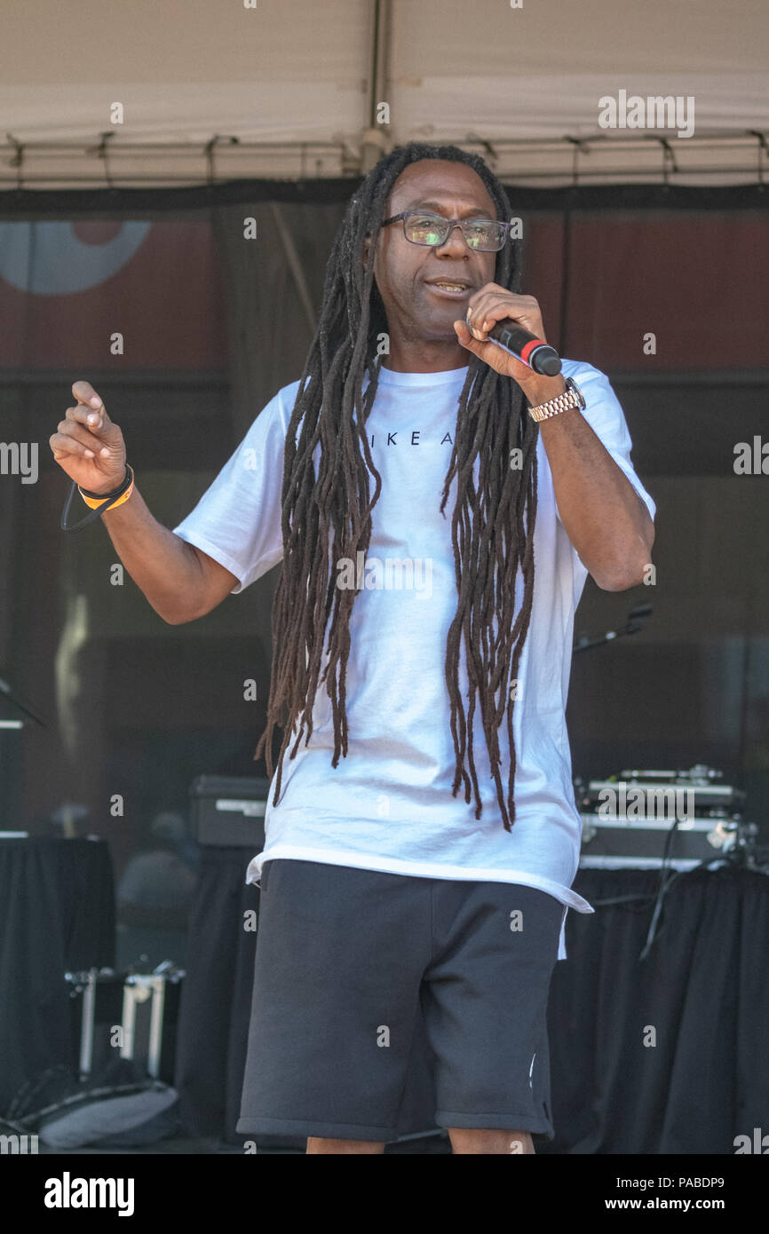 BUSY BEE HOSTING EPMD CONCERTO PRESSO NJ PAC Luglio 19,2018 Foto Stock