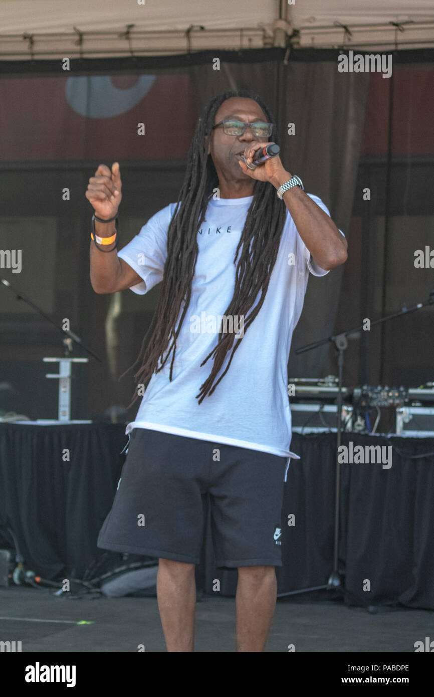 BUSY BEE HOSTING EPMD CONCERTO PRESSO NJ PAC Luglio 19,2018 Foto Stock