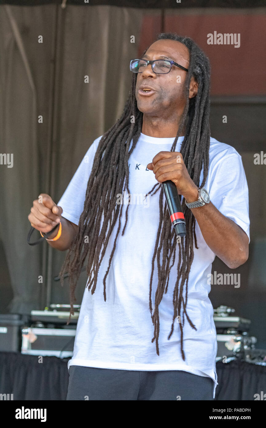 BUSY BEE HOSTING EPMD CONCERTO PRESSO NJ PAC Luglio 19,2018 Foto Stock