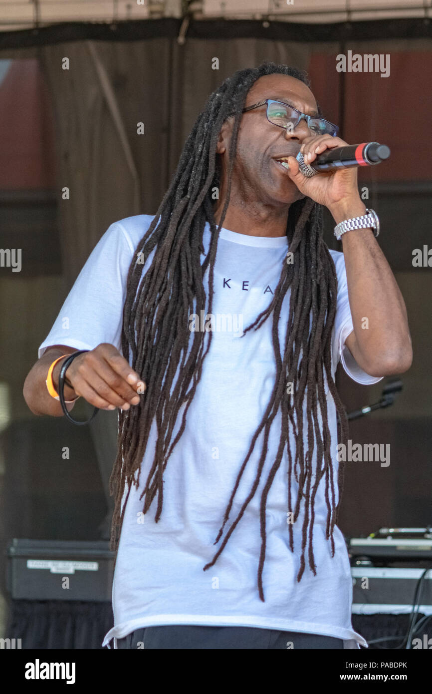 BUSY BEE HOSTING EPMD CONCERTO PRESSO NJ PAC Luglio 19,2018 Foto Stock