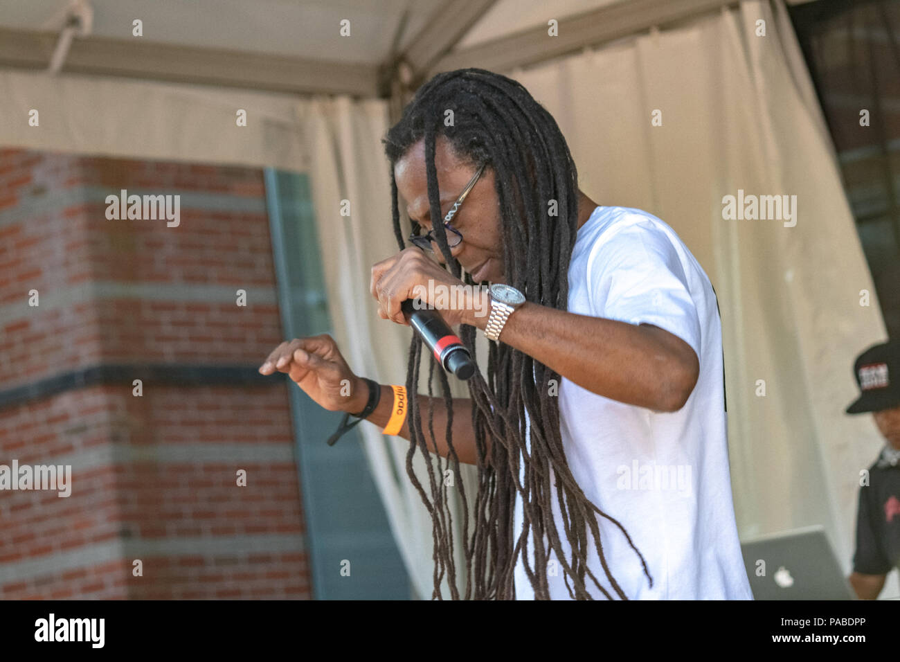 BUSY BEE HOSTING EPMD CONCERTO PRESSO NJ PAC Luglio 19,2018 Foto Stock