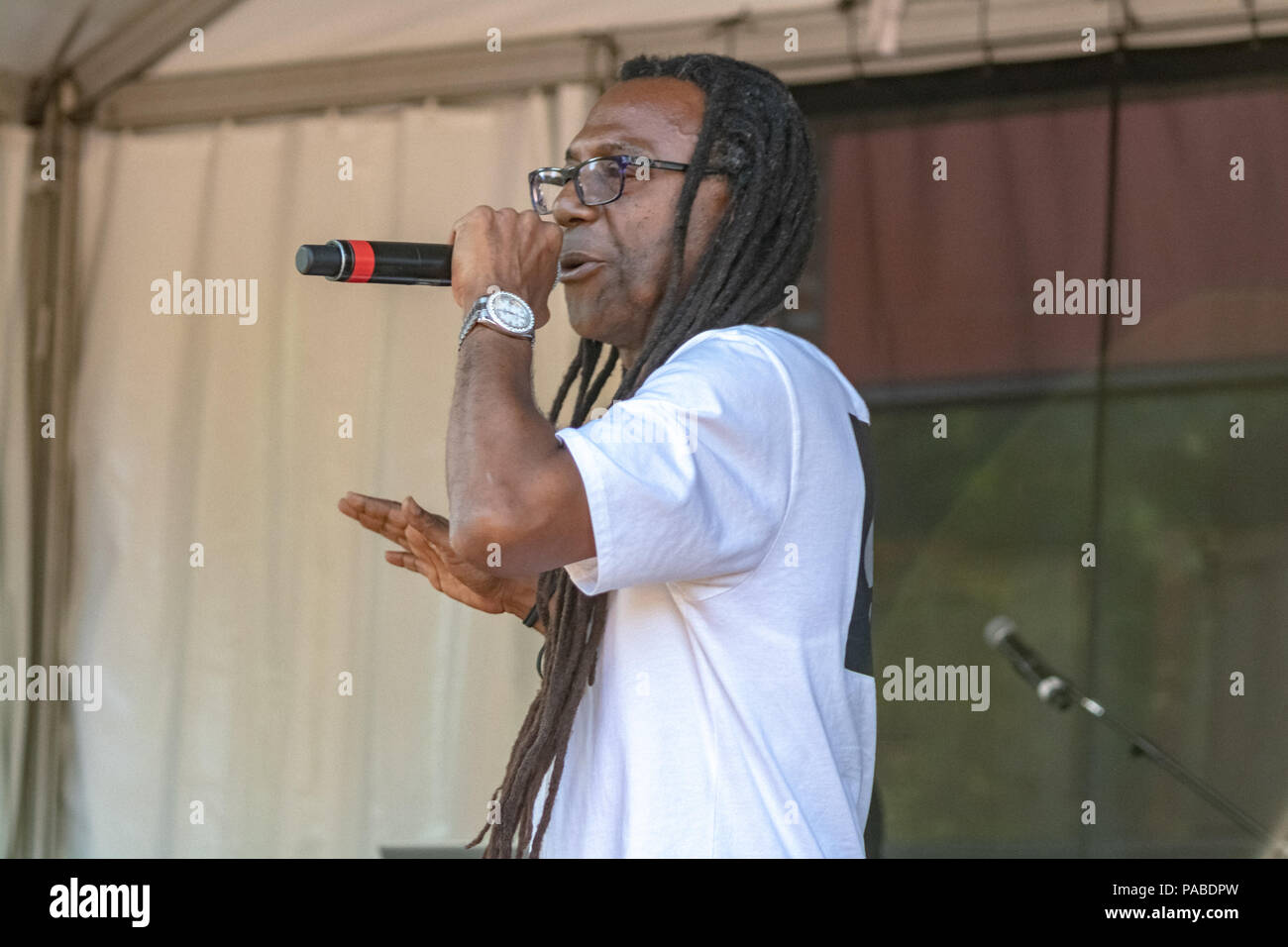 BUSY BEE HOSTING EPMD CONCERTO PRESSO NJ PAC Luglio 19,2018 Foto Stock