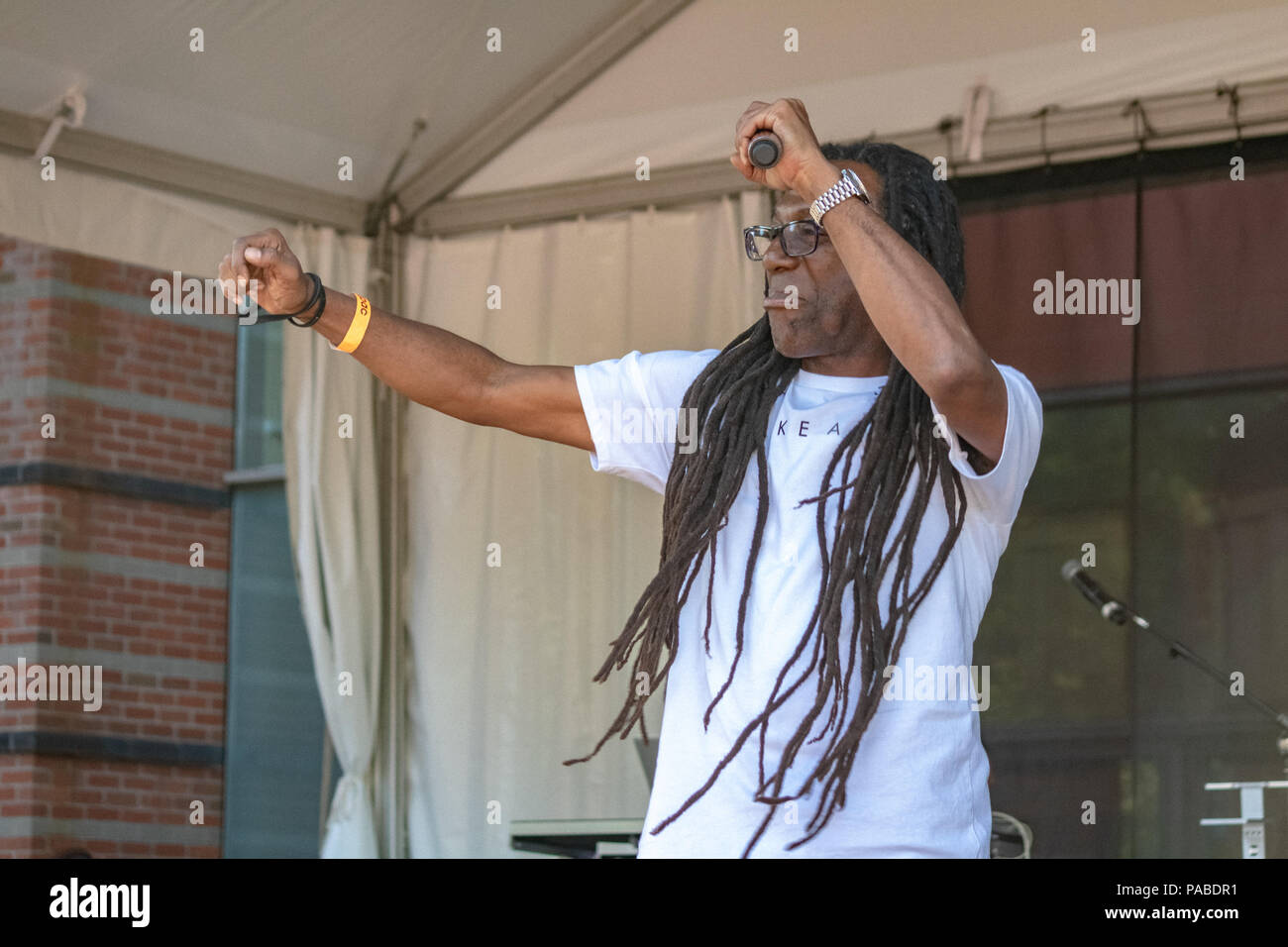 BUSY BEE HOSTING EPMD CONCERTO PRESSO NJ PAC Luglio 19,2018 Foto Stock