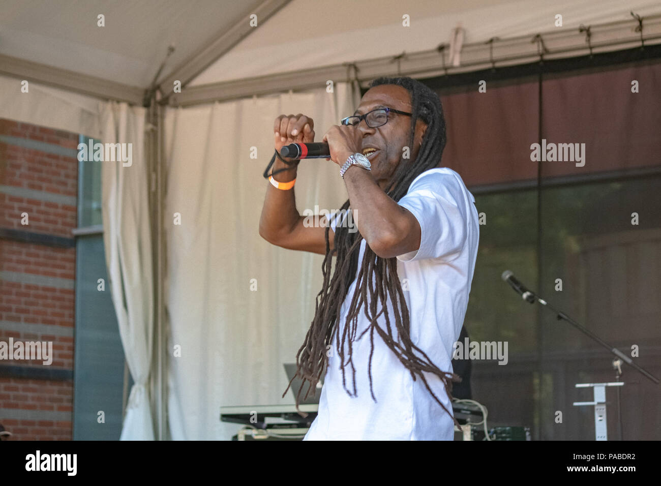 BUSY BEE HOSTING EPMD CONCERTO PRESSO NJ PAC Luglio 19,2018 Foto Stock