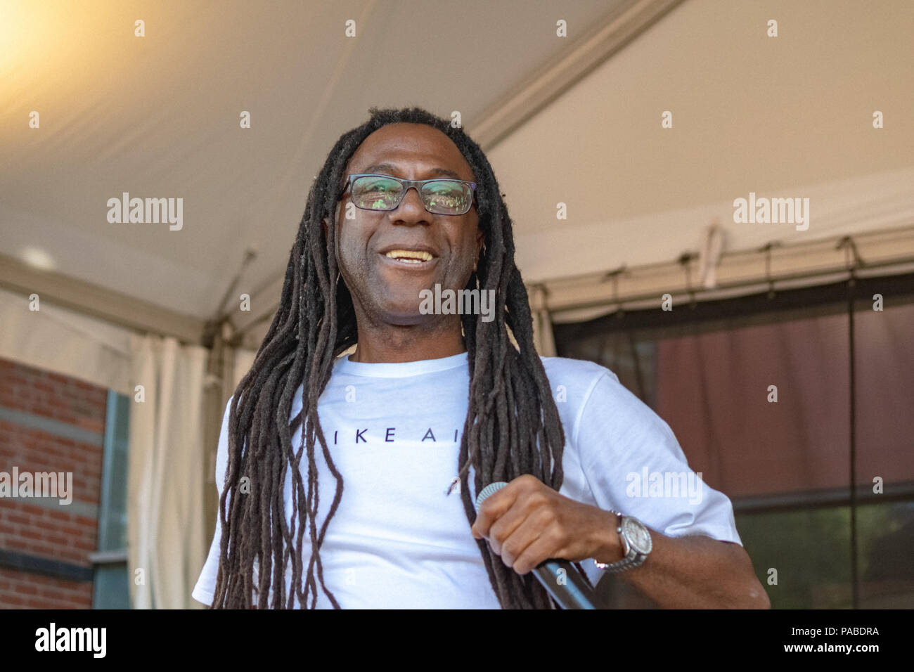 BUSY BEE HOSTING EPMD CONCERTO PRESSO NJ PAC Luglio 19,2018 Foto Stock