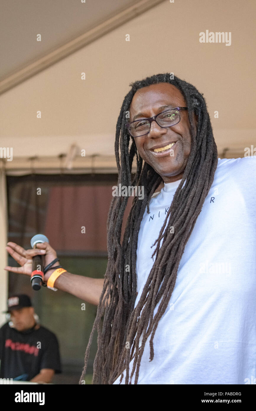 BUSY BEE HOSTING EPMD CONCERTO PRESSO NJ PAC Luglio 19,2018 Foto Stock