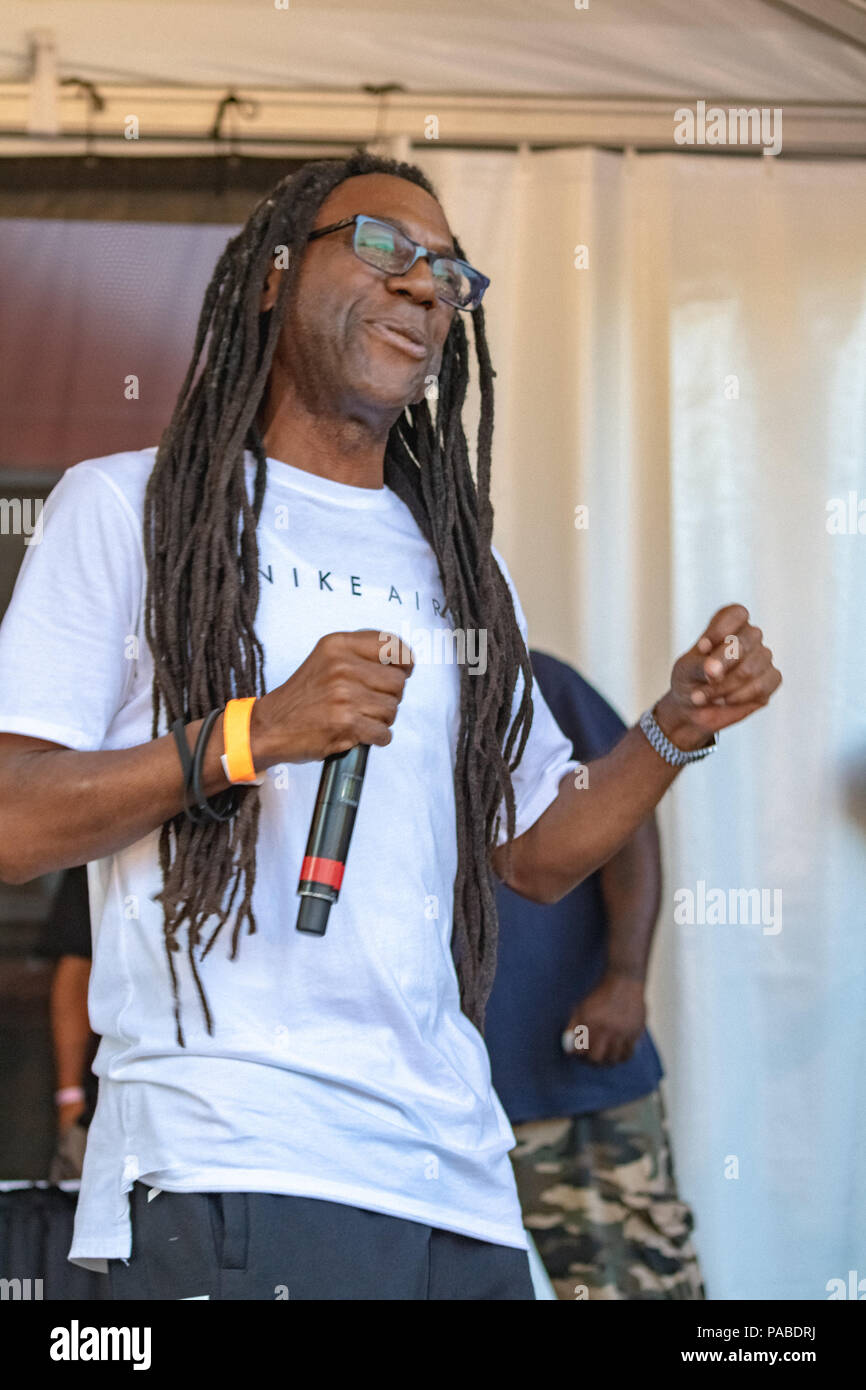 BUSY BEE HOSTING EPMD CONCERTO PRESSO NJ PAC Luglio 19,2018 Foto Stock