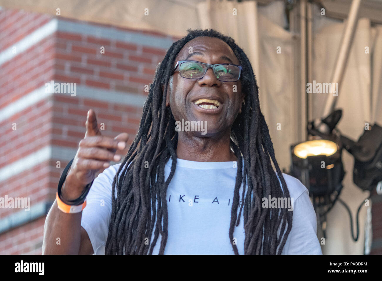 BUSY BEE HOSTING EPMD CONCERTO PRESSO NJ PAC Luglio 19,2018 Foto Stock