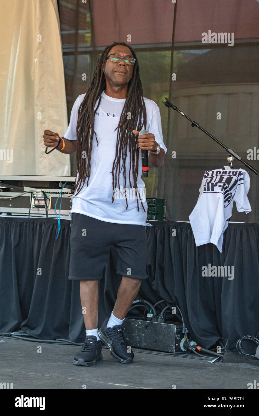 BUSY BEE HOSTING EPMD CONCERTO PRESSO NJ PAC Luglio 19,2018 Foto Stock