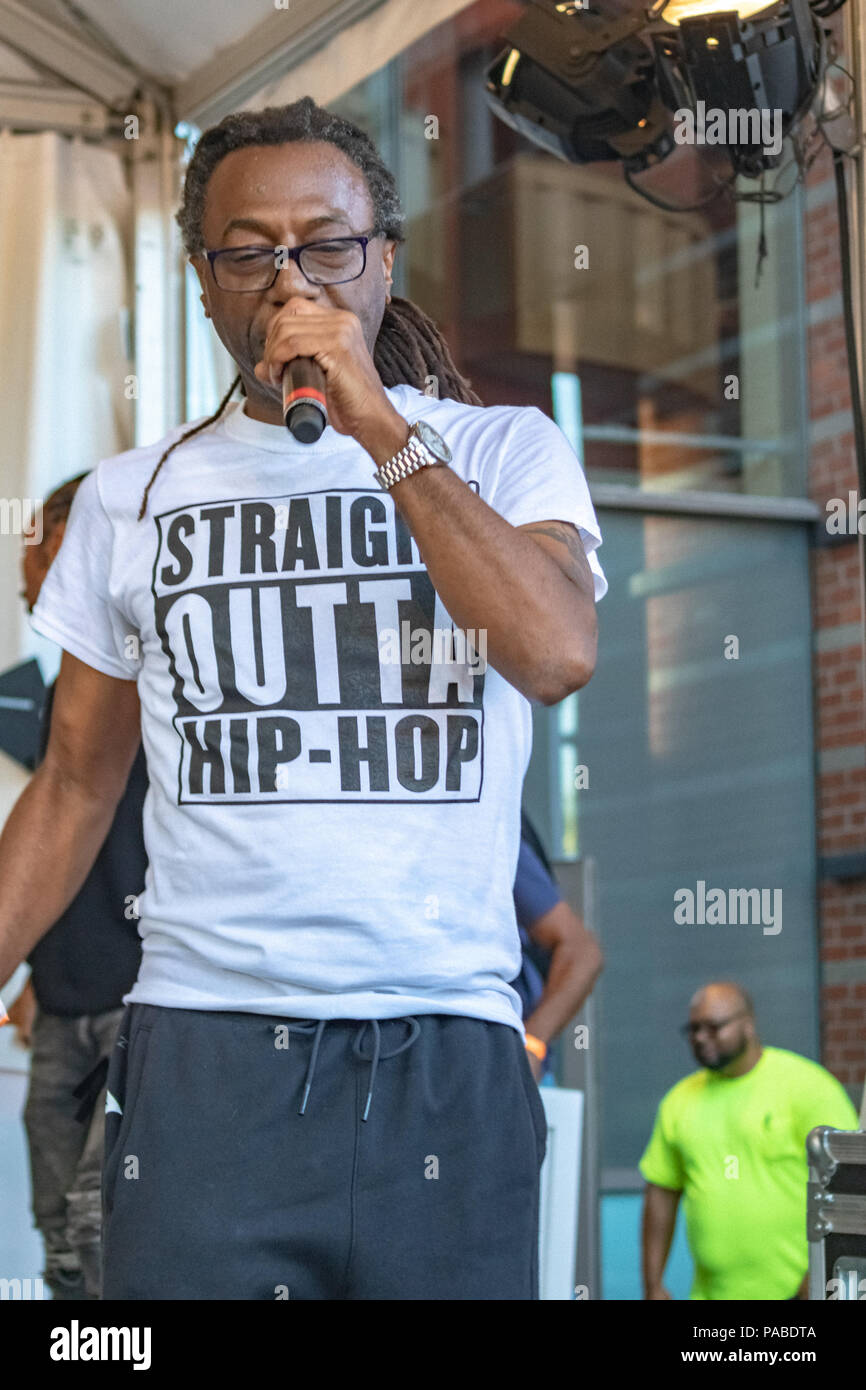 BUSY BEE HOSTING EPMD CONCERTO PRESSO NJ PAC Luglio 19,2018 Foto Stock