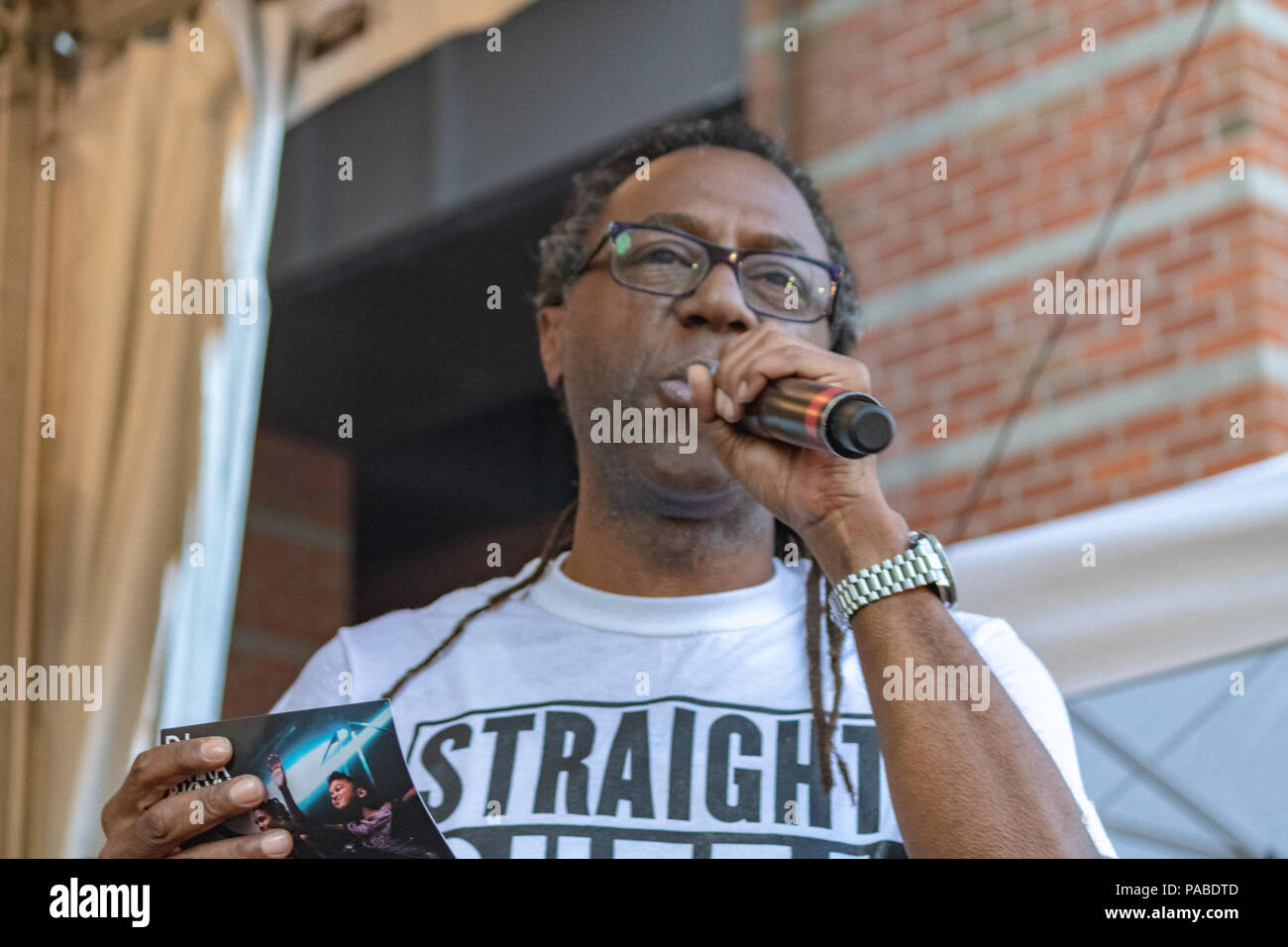 BUSY BEE HOSTING EPMD CONCERTO PRESSO NJ PAC Luglio 19,2018 Foto Stock