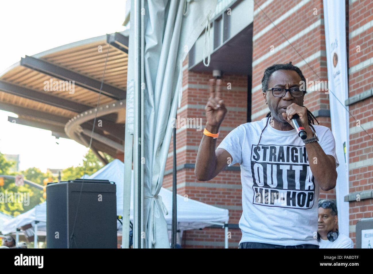 BUSY BEE HOSTING EPMD CONCERTO PRESSO NJ PAC Luglio 19,2018 Foto Stock