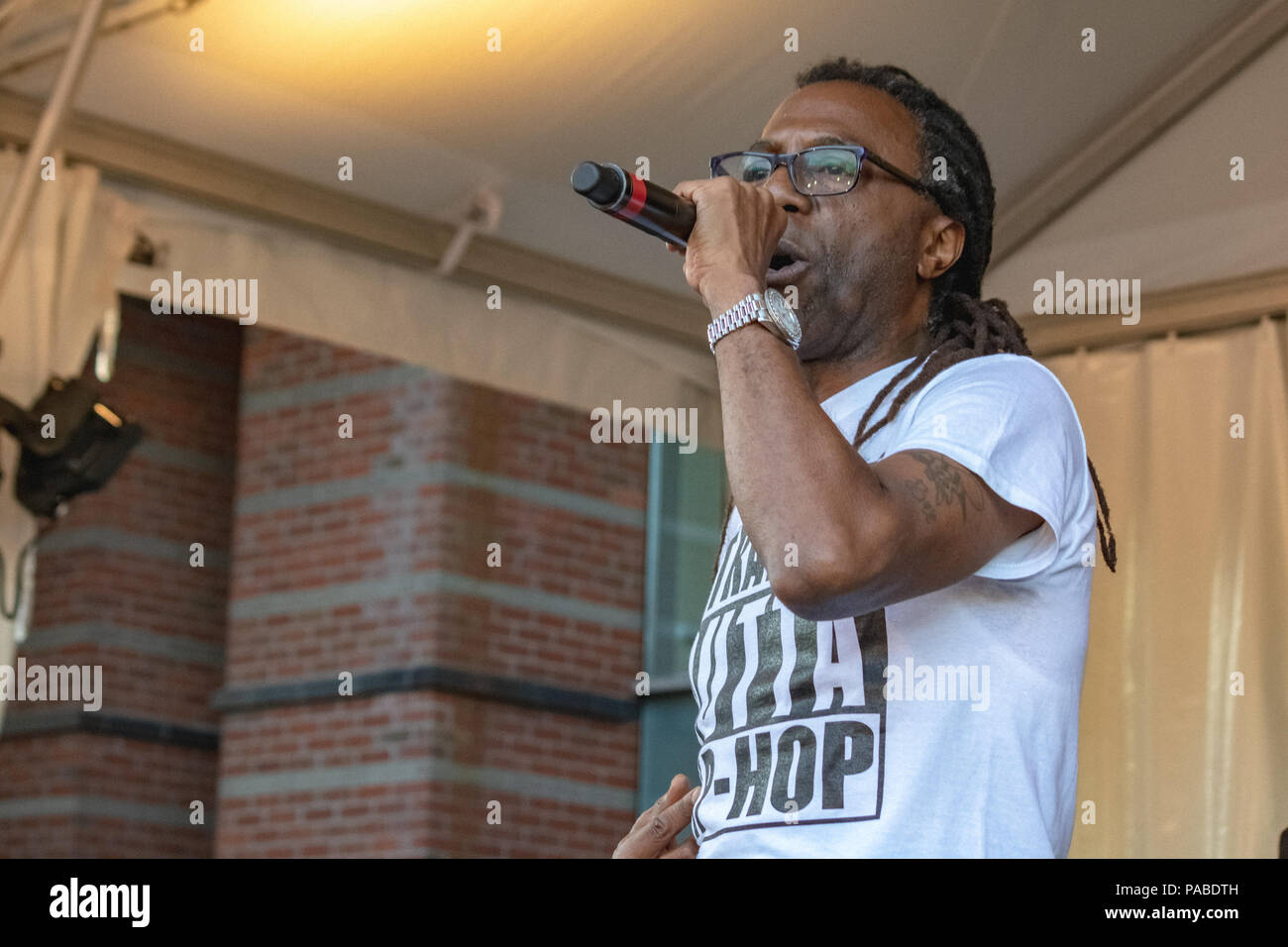 BUSY BEE HOSTING EPMD CONCERTO PRESSO NJ PAC Luglio 19,2018 Foto Stock