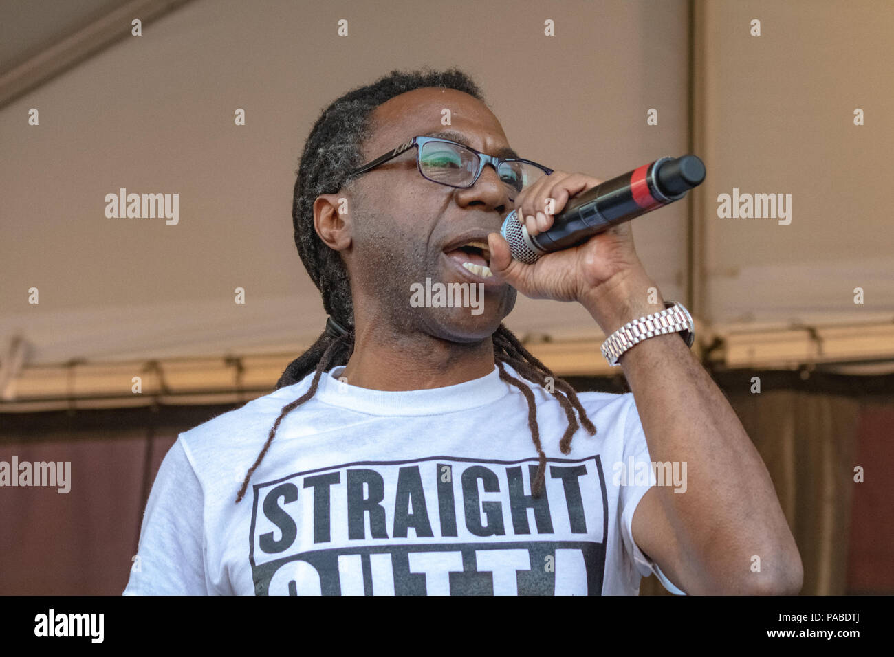 BUSY BEE HOSTING EPMD CONCERTO PRESSO NJ PAC Luglio 19,2018 Foto Stock