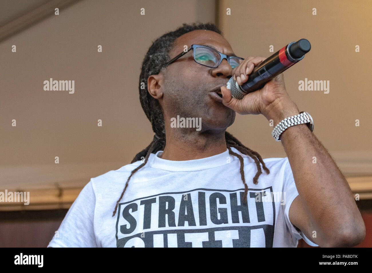 BUSY BEE HOSTING EPMD CONCERTO PRESSO NJ PAC Luglio 19,2018 Foto Stock