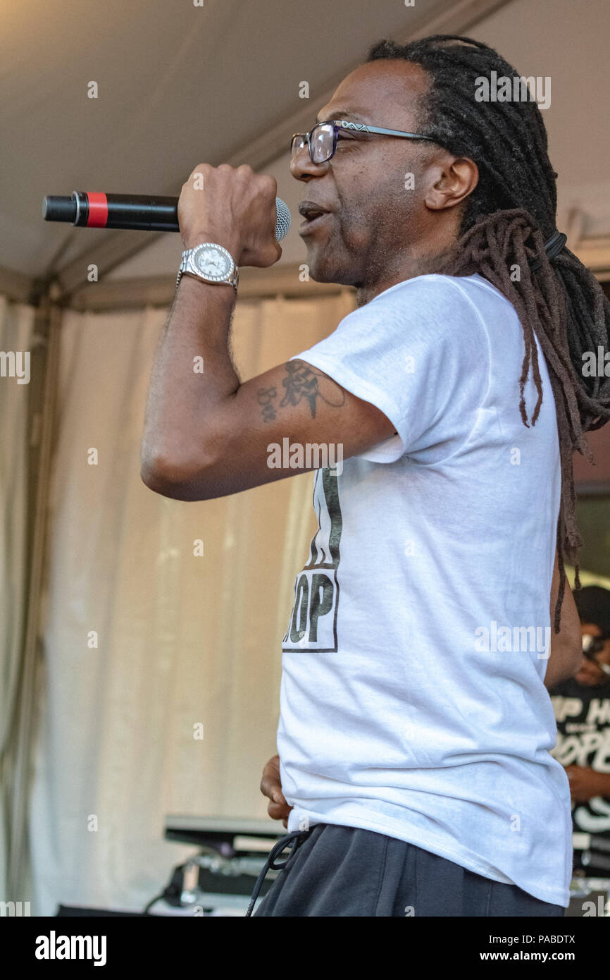 BUSY BEE HOSTING EPMD CONCERTO PRESSO NJ PAC Luglio 19,2018 Foto Stock