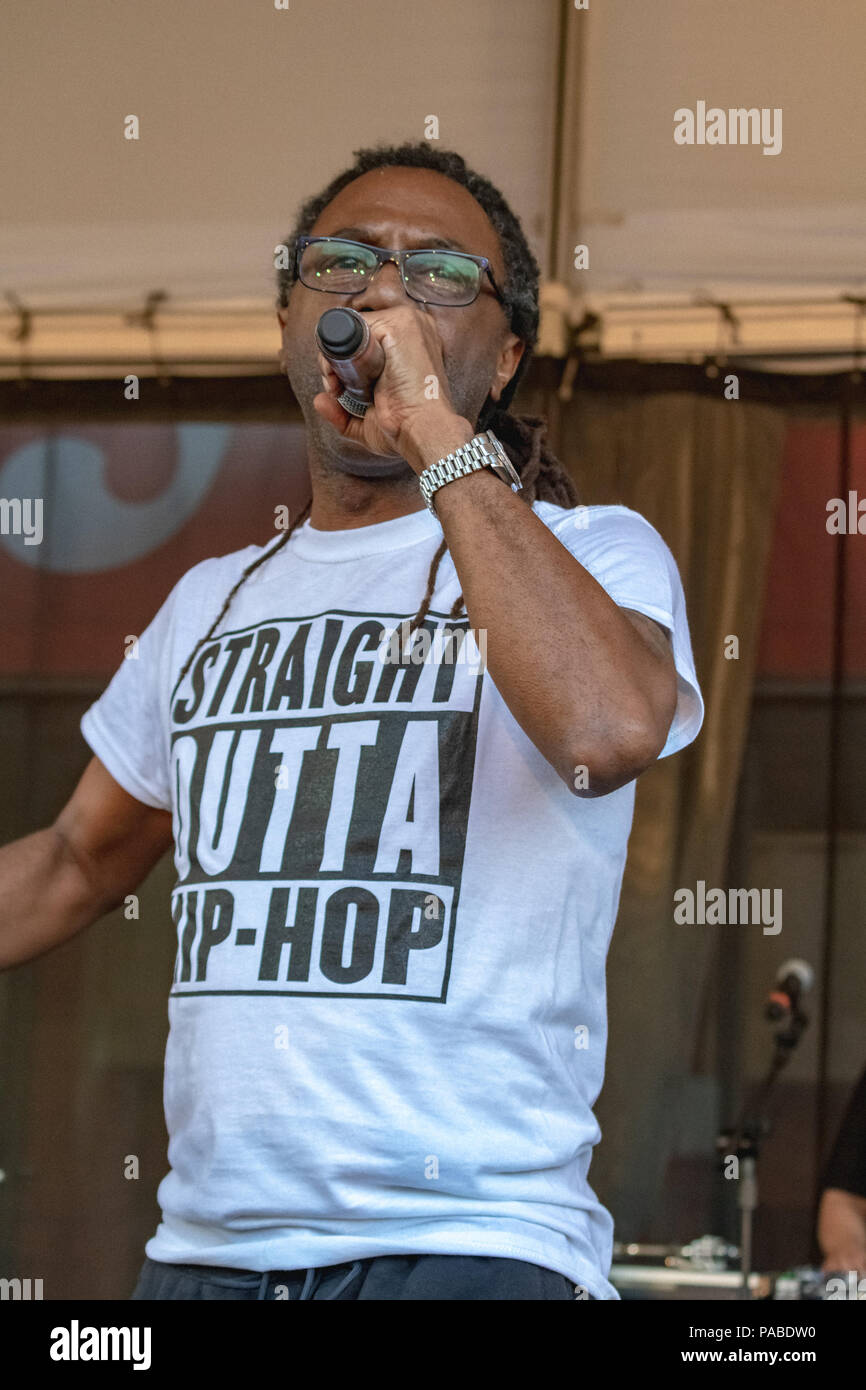 BUSY BEE HOSTING EPMD CONCERTO PRESSO NJ PAC Luglio 19,2018 Foto Stock