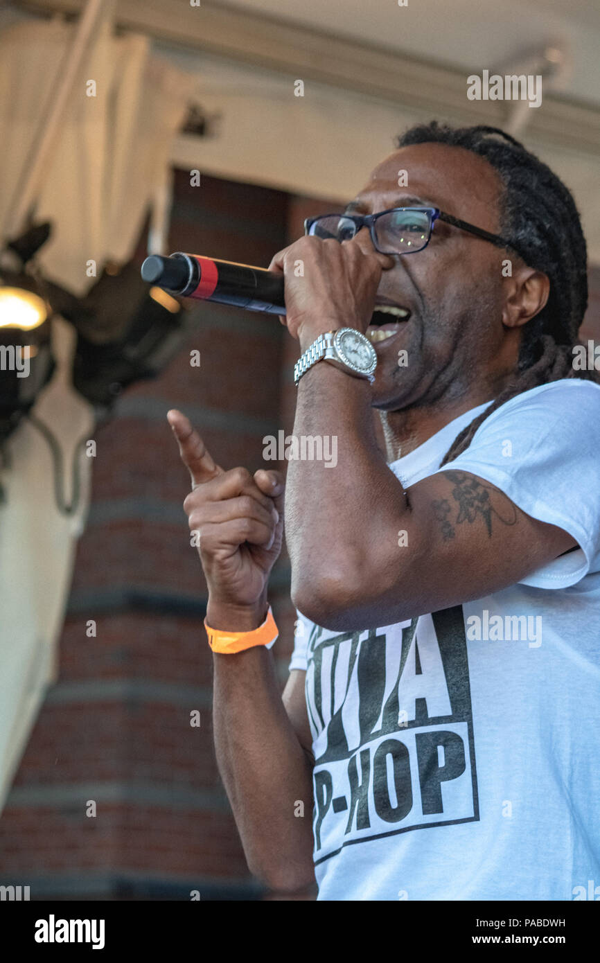 BUSY BEE HOSTING EPMD CONCERTO PRESSO NJ PAC Luglio 19,2018 Foto Stock