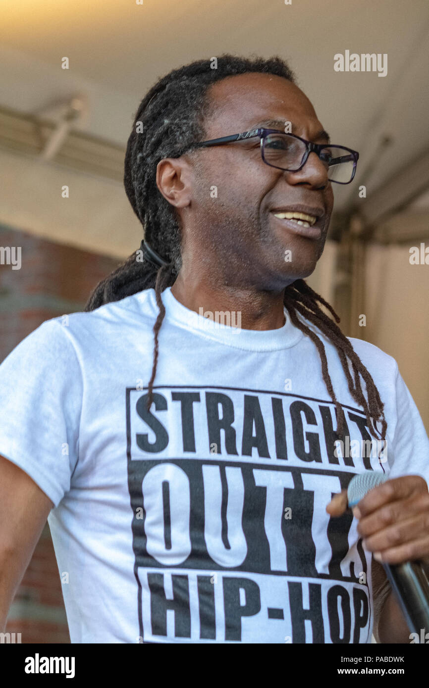 BUSY BEE HOSTING EPMD CONCERTO PRESSO NJ PAC Luglio 19,2018 Foto Stock