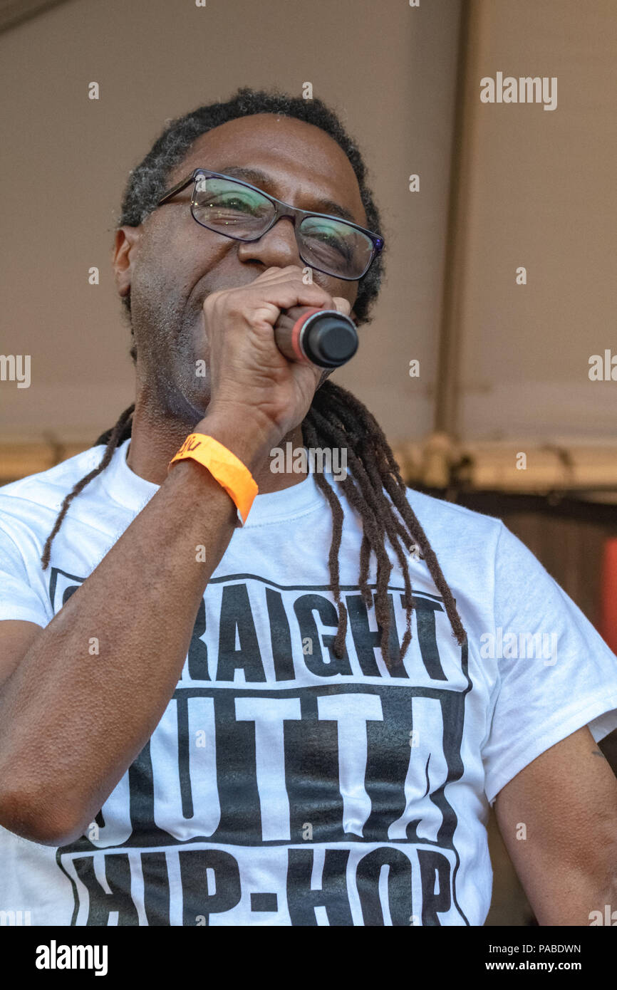 BUSY BEE HOSTING EPMD CONCERTO PRESSO NJ PAC Luglio 19,2018 Foto Stock