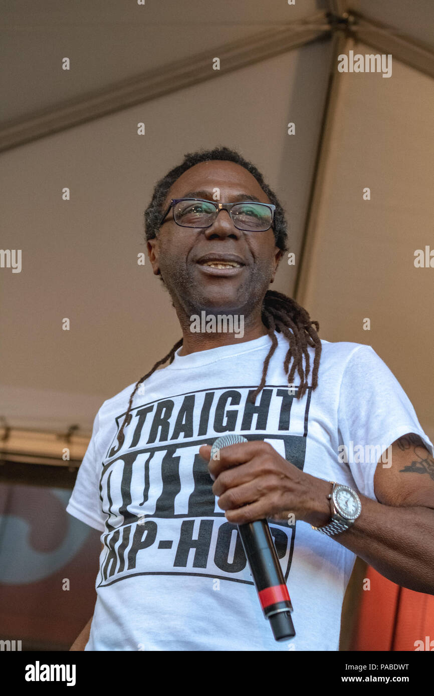 BUSY BEE HOSTING EPMD CONCERTO PRESSO NJ PAC Luglio 19,2018 Foto Stock