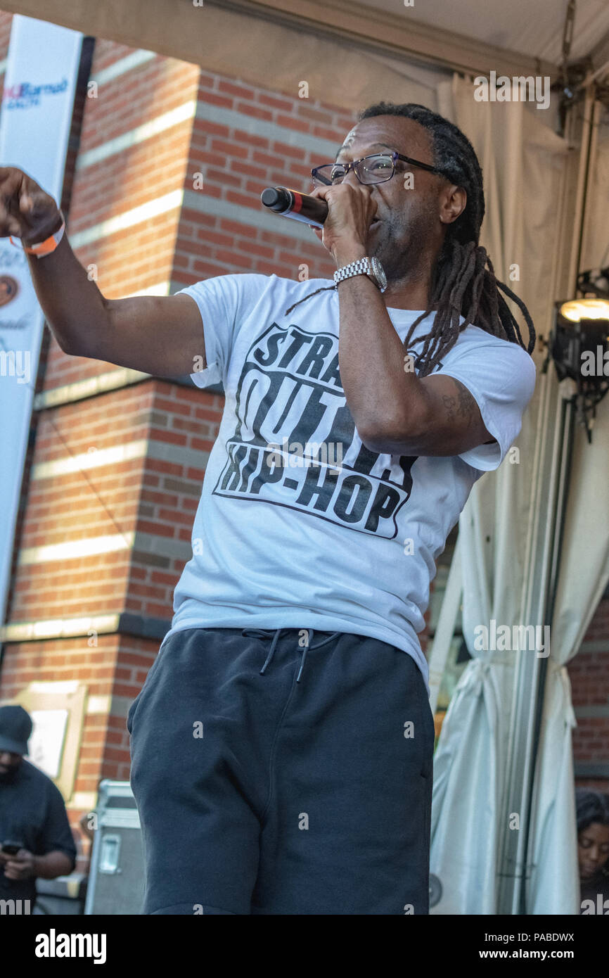 BUSY BEE HOSTING EPMD CONCERTO PRESSO NJ PAC Luglio 19,2018 Foto Stock