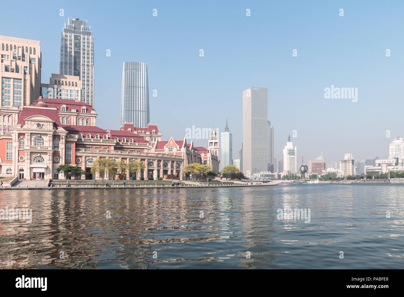 Paesaggio di Tianjin, Cina Foto Stock