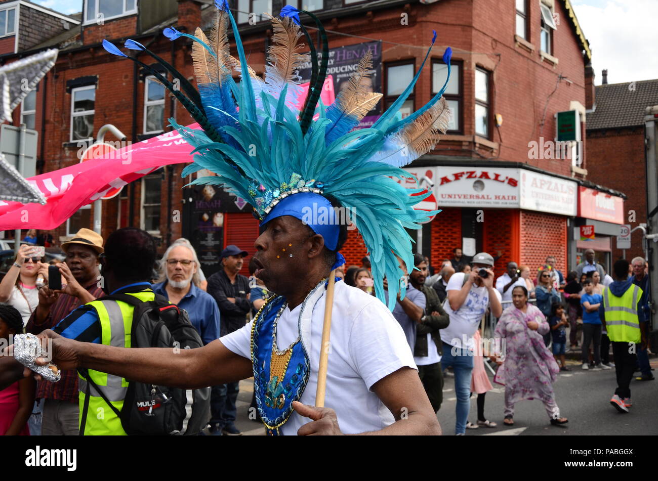 Leeds West Indian Carnevale 2017- cinquantesimo anniversario Foto Stock