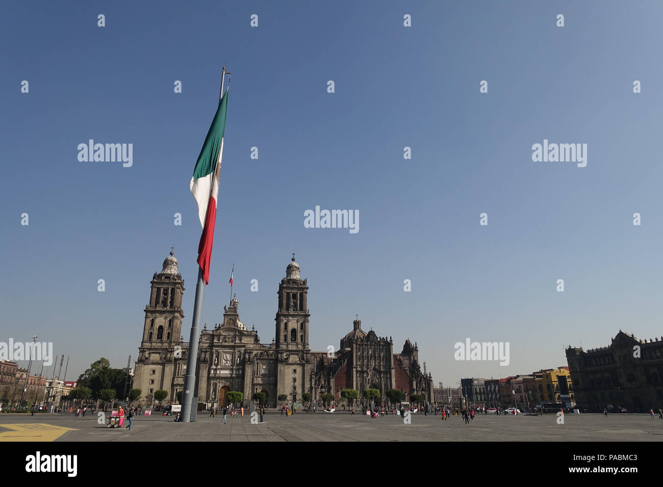 Città del Messico Zocalo, Messico Foto Stock