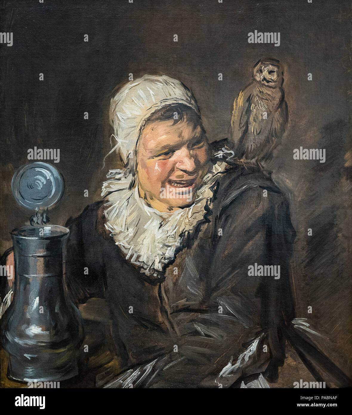 FRANS HALS (1581-1666) CRAZY BABETTE (c) 1629-1630 GEMALDEGALERIE KULTURFORUM BERLINO GERMANIA Foto Stock