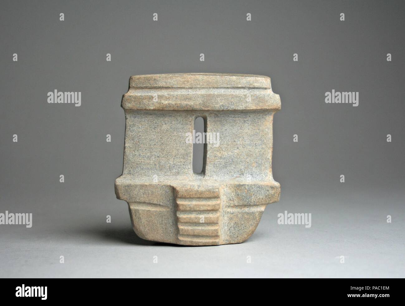 Tempio di pietra modello. Cultura: Mezcala. Dimensioni: altezza 3-9/16 in.. Data: 1st-8secolo. Museo: Metropolitan Museum of Art di New York, Stati Uniti d'America. Foto Stock