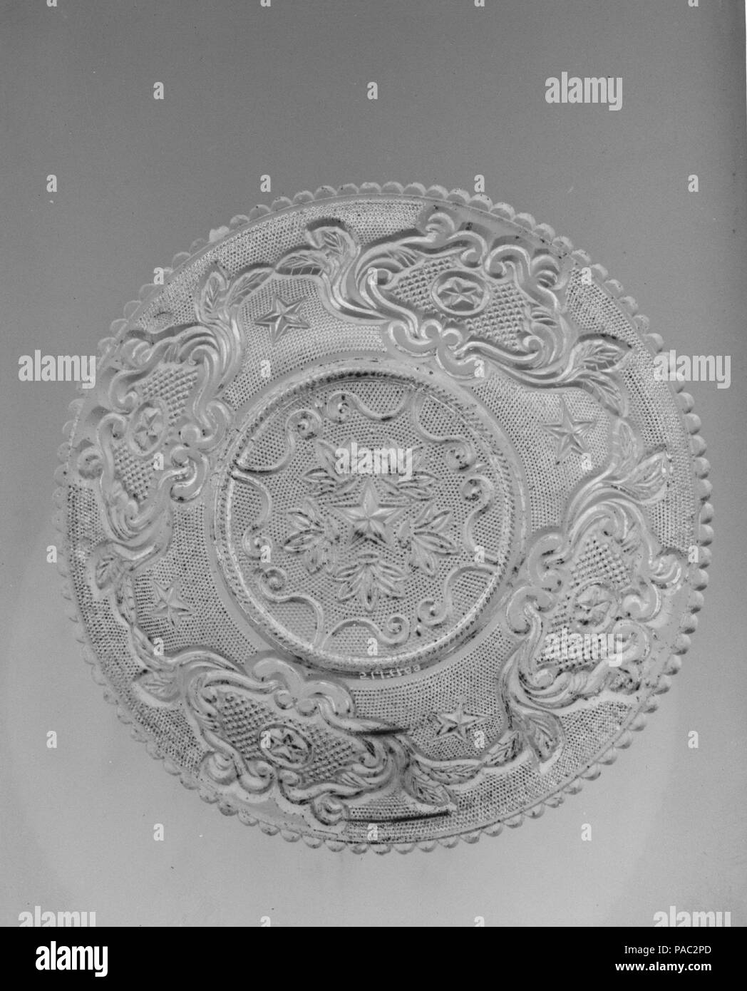Ciotola. Cultura: American. Dimensioni: diam. 6 1/2 in. (16,5 cm). Data: 1835-40. Museo: Metropolitan Museum of Art di New York, Stati Uniti d'America. Foto Stock