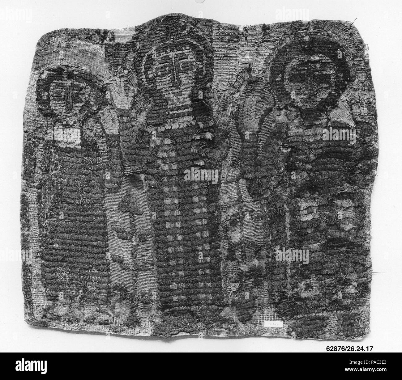 Frammento di una impiccagione. Dimensioni: H. 17 1/2 in. (44,5 cm) W. 19 1/2 in. (49,5 cm). Data: 5a-6a secolo. Museo: Metropolitan Museum of Art di New York, Stati Uniti d'America. Foto Stock