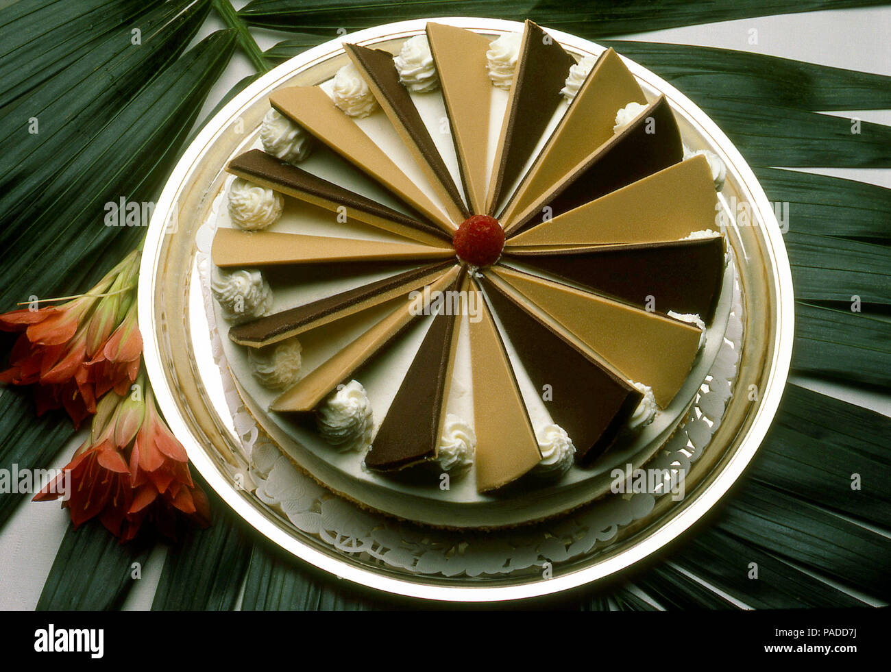Torta mousse Foto Stock
