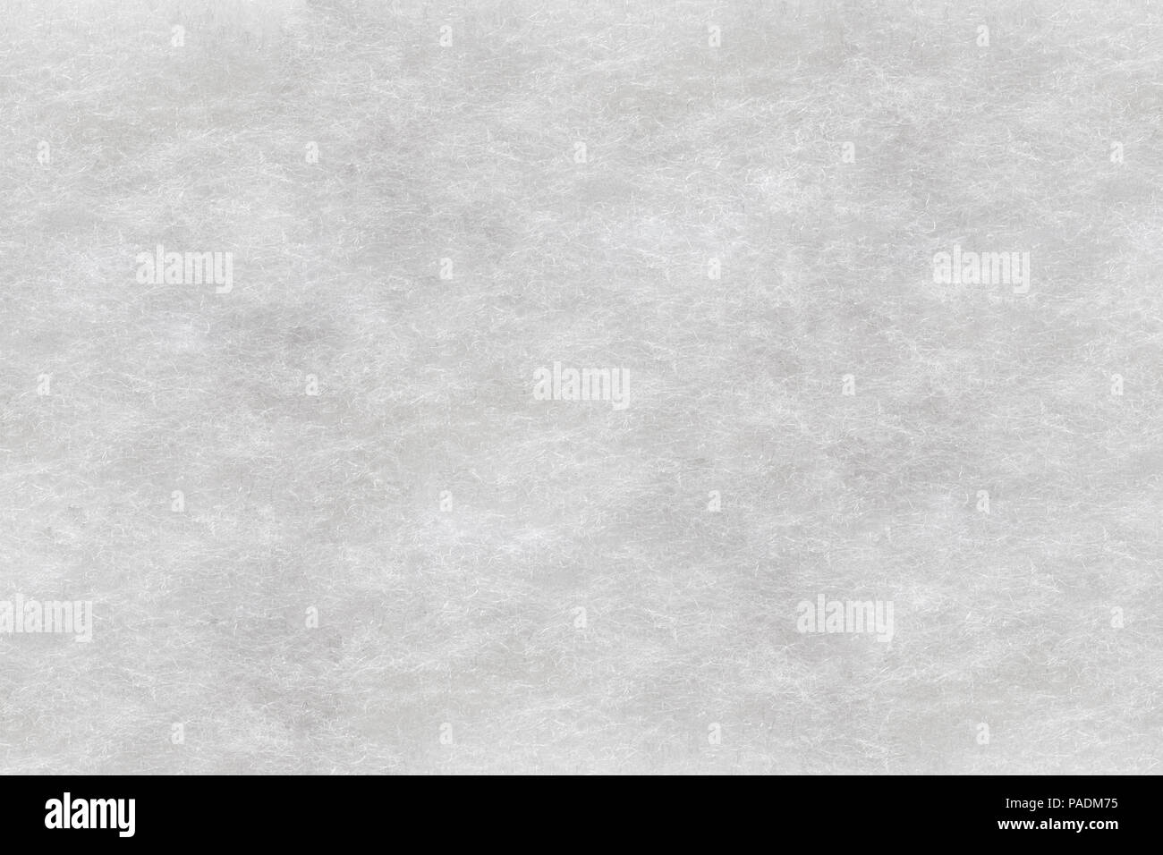 Bianco sintetico non tessuto textilel, sintepon texture. Foto Stock