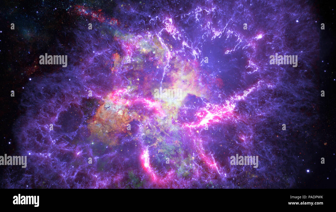 Sfondo stellato di deep outer space. Gli elementi di questa immagine fornita dalla NASA. Foto Stock
