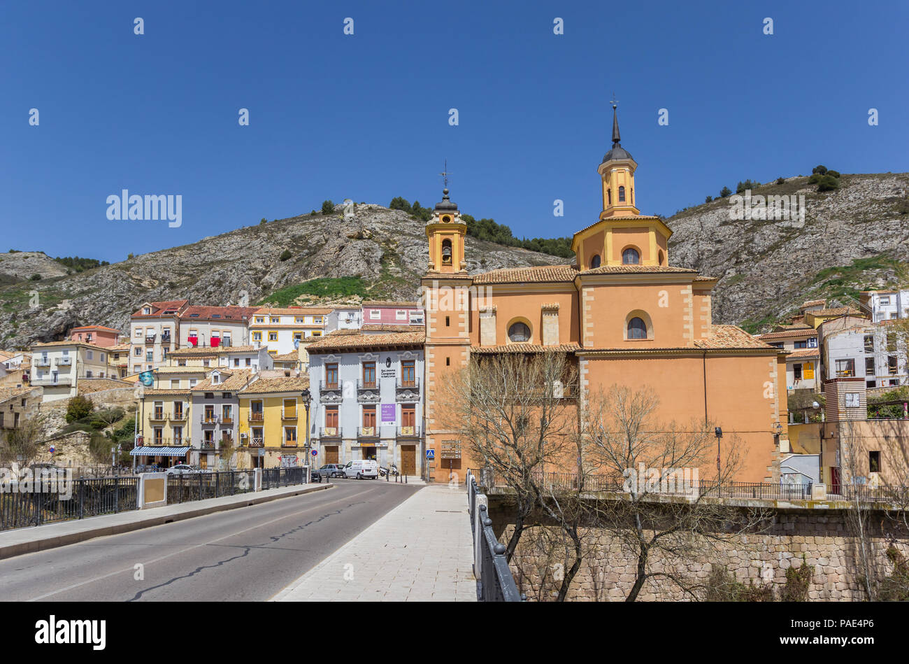 Vergine storico de la Luz chiesa di Cuenca in Spagna Foto Stock