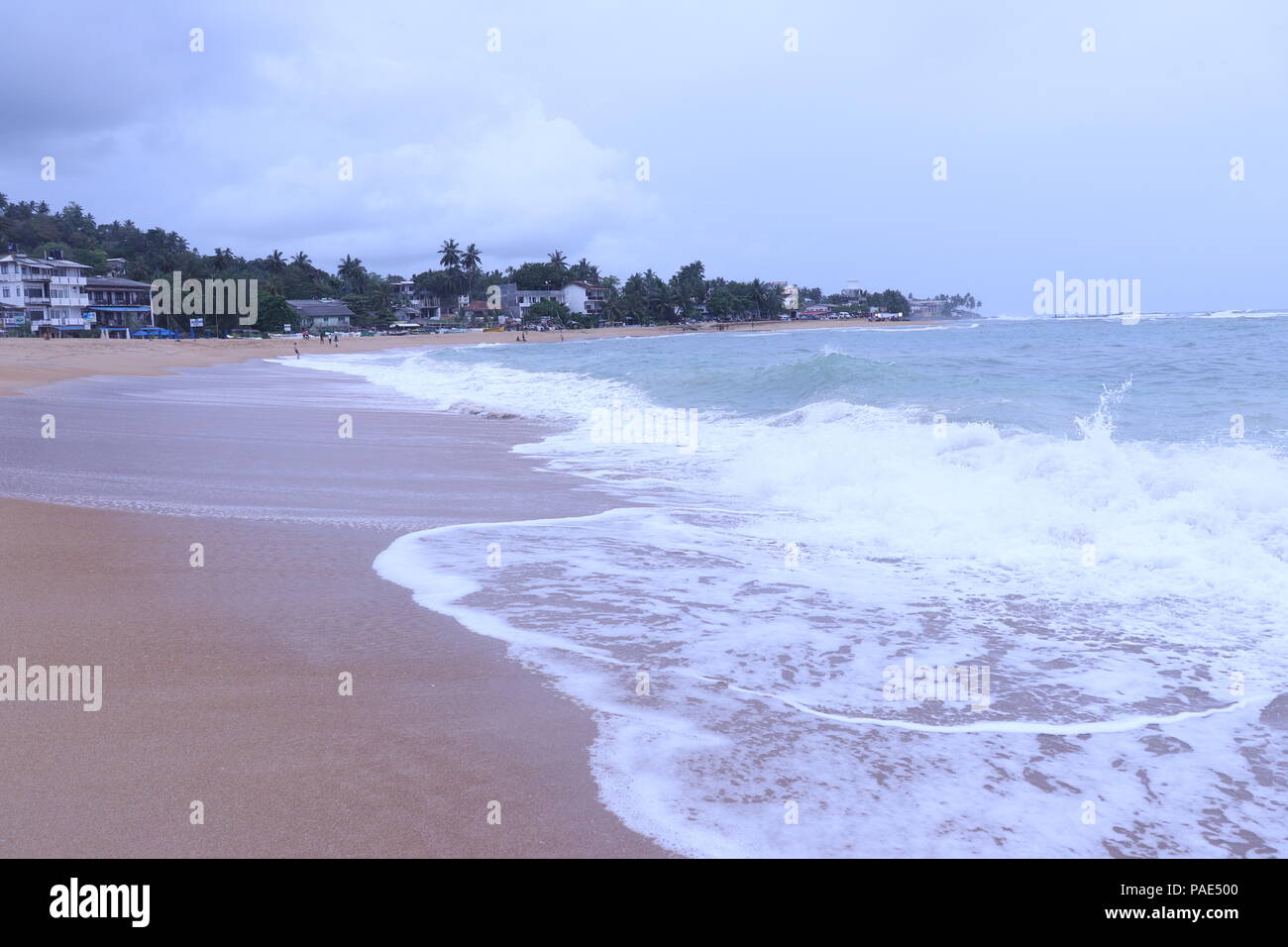 Spiaggia e mare Foto Stock