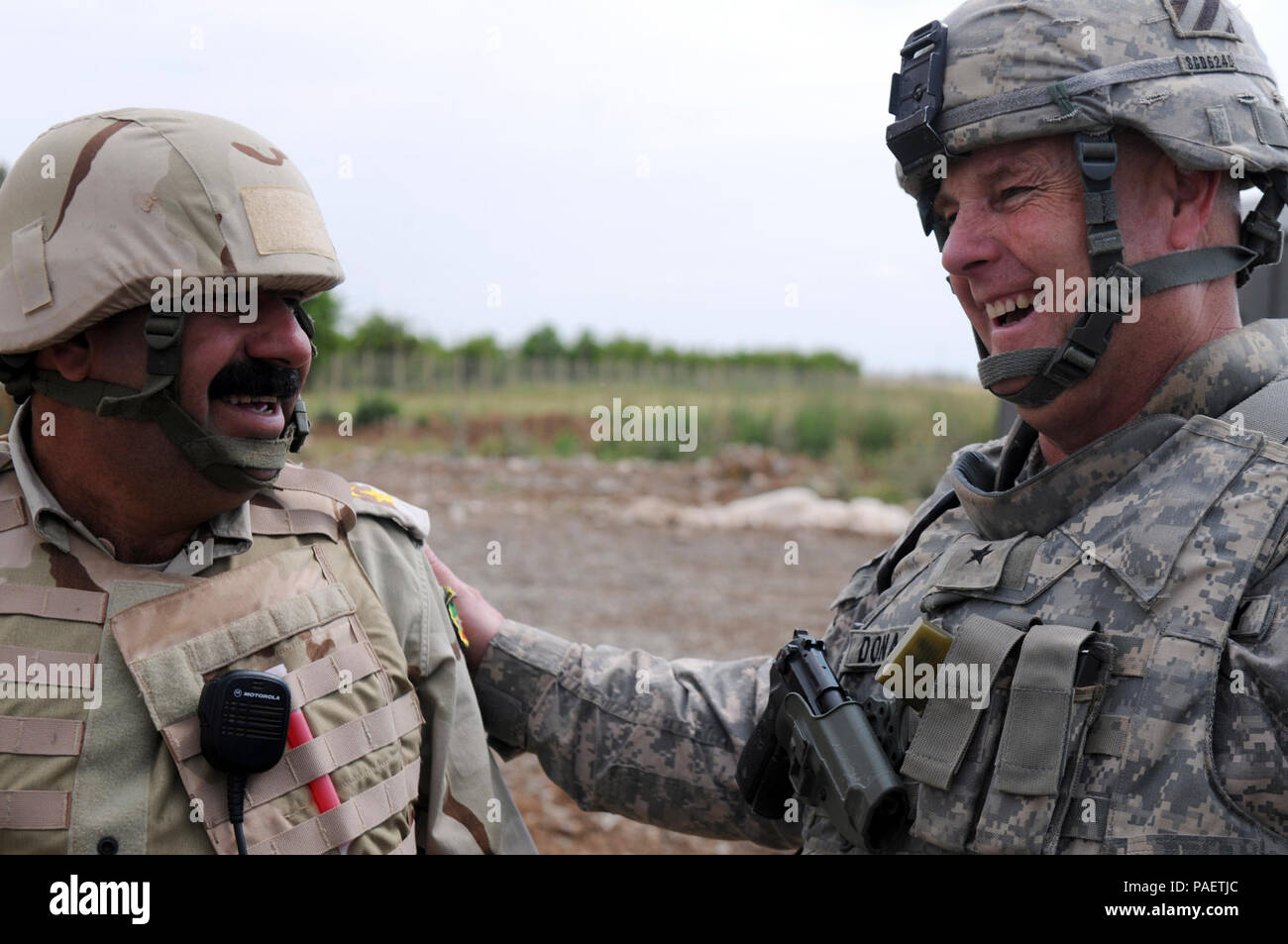 Cappello Esercito USA 1&deg; Divisione Cavalleria &ndash; Iraqi Freedom &ndash; Con Nastri Campagna &ndash; HatnPatch