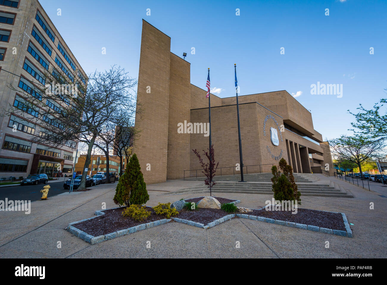 Il New Haven il dipartimento di polizia di New Haven, Connecticut Foto Stock