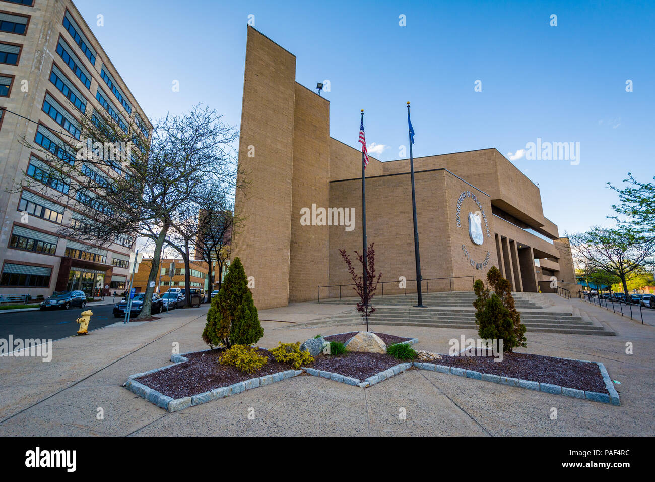 Il New Haven il dipartimento di polizia di New Haven, Connecticut Foto Stock