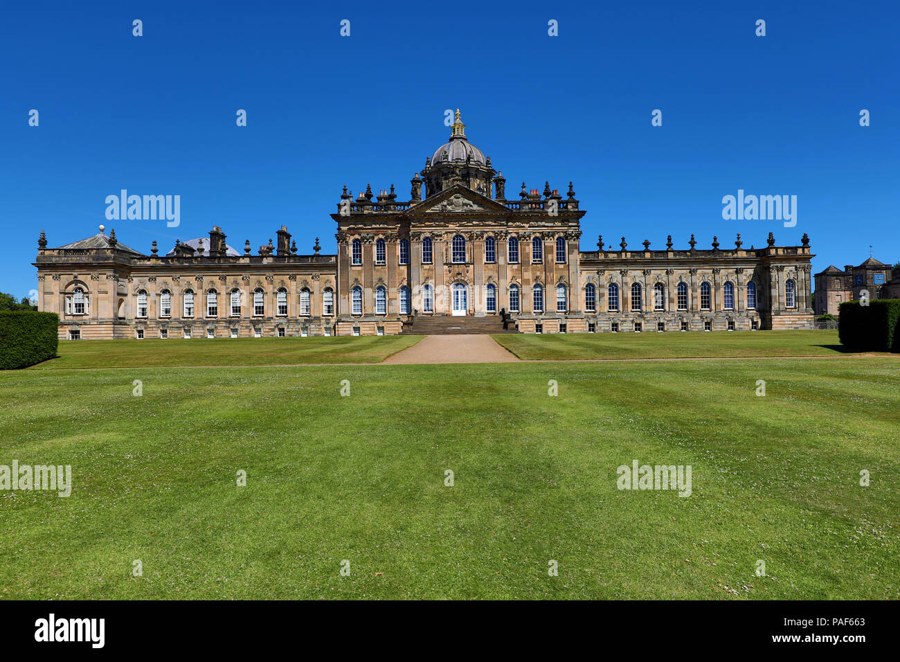 Castle Howard maestosa casa vicino a York, North Yorkshire, Inghilterra Foto Stock