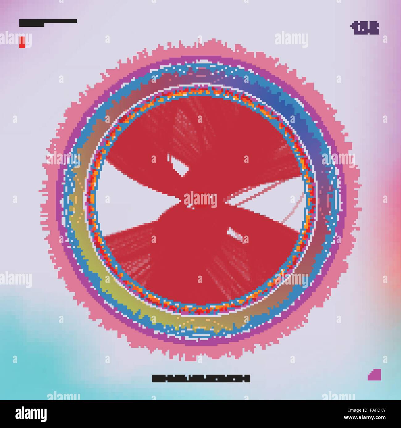 Grande per la visualizzazione di dati. Background 3d'illustrazione . Cyber linea di sfondo e dot surface. Grande connessione dati sfondo. La tecnologia informatica ai tech wire futuristico di rete wireframe per la visualizzazione dei dati del concetto. Illustrazione Vettoriale . Intelligenza artificiale . Illustrazione Vettoriale