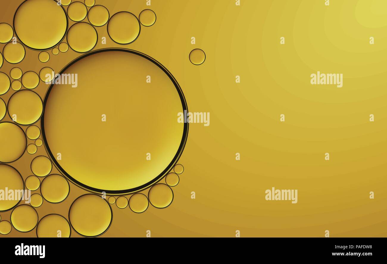 Cosmetici olio illustrazione vettoriale. Cura della pelle donna cosmetici. Olio di oliva dropsbackground. Prodotti cosmetici liquidi concetto essenziale. EPS 10. Illustrazione Vettoriale