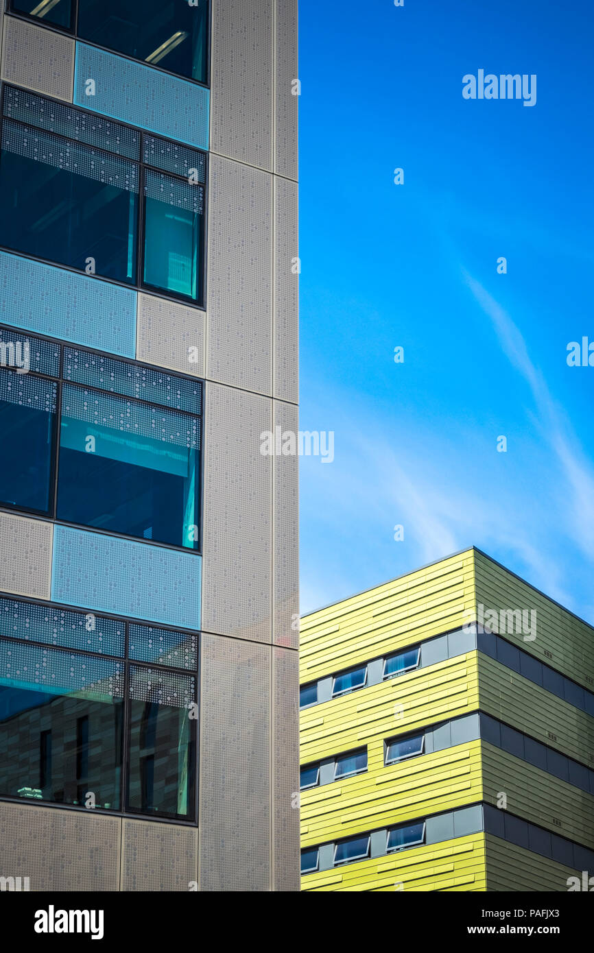 Nuovo studente Alloggio alta blocchi in Newcastle upon Tyne Foto Stock