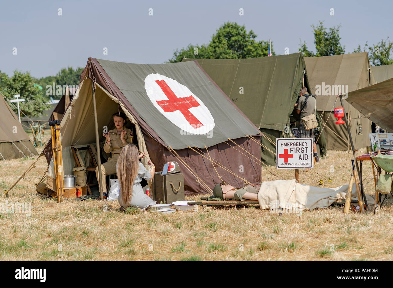 Festival degli anni Quaranta Guerra Mondiale 2 mostra Foto Stock