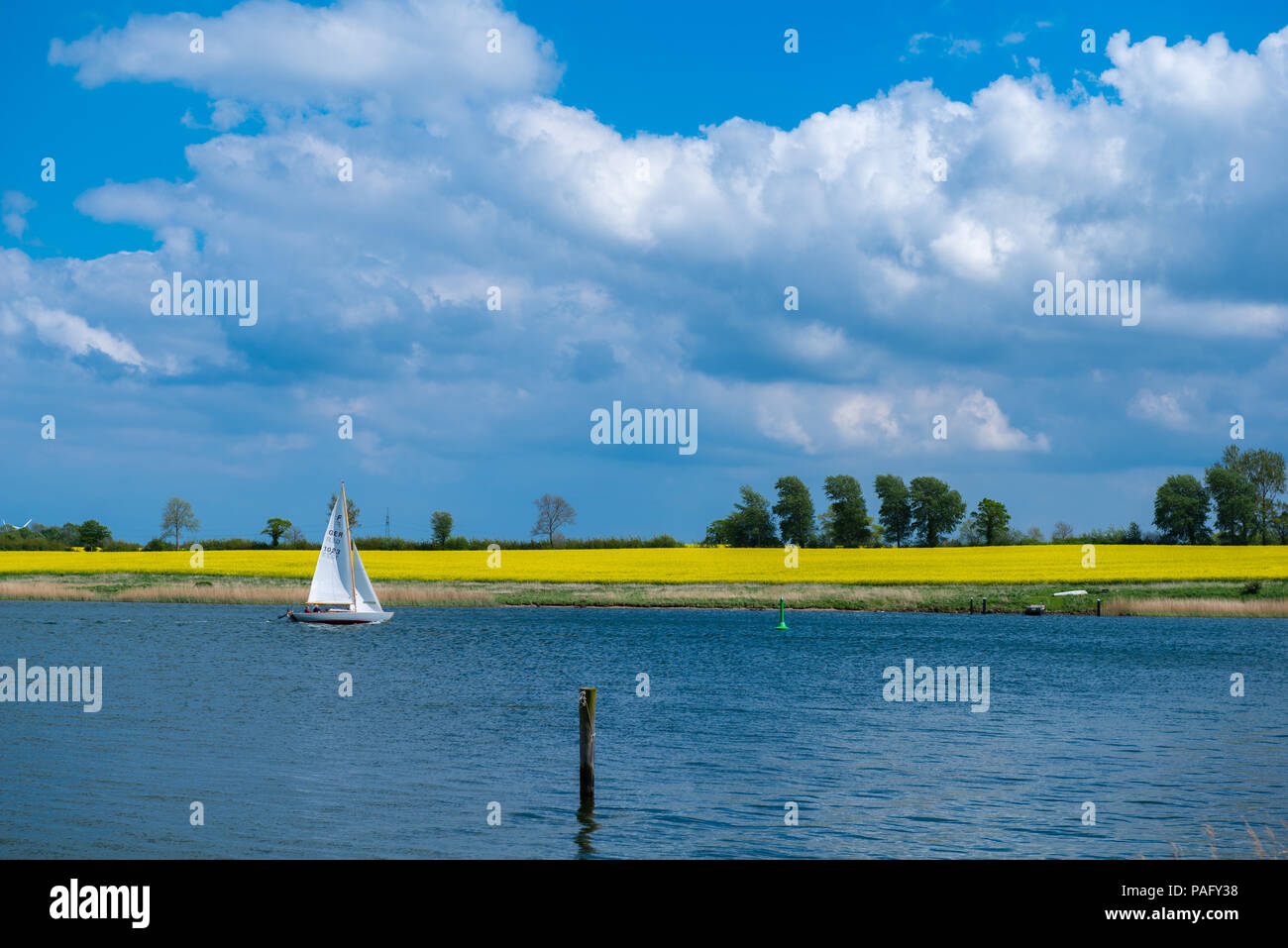 Arnis, Schleswig-Holstein Foto Stock