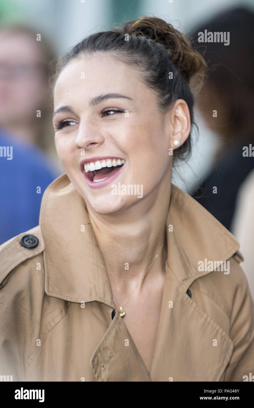 Giurato Photocall a Edinburgh International Film Festival a Cineworld di Edimburgo, in Scozia. Dotato di: Sophie Skelton dove: Edimburgo, Regno Unito quando: 21 giu 2018 Credit: Euan ciliegio/WENN Foto Stock